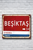 Beşiktaş Yön Tabelası Retro Tablo