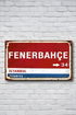 Fenerbahçe Yön Tabelası Retro Tablo