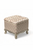 GEOMETRIC PATTERNED POUF