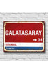 Galatasaray Yön Tabelası Retro Tablo