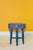 WATER PATTERNED BEAD DETAILED STOOL