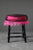 FEATHER DETAILED LACE STOOL