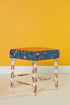 STRIP DETAILED JEAN STOOL