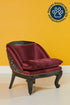 PAW PAW MAROON CAT & DOG CHAIR