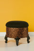 LEOPARD PATTERNED POUF